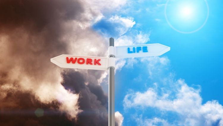 image: live, work, take you paid time off