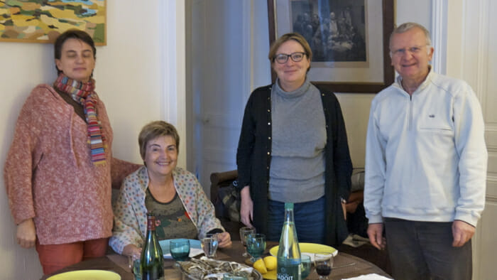 After lunch at Christine's