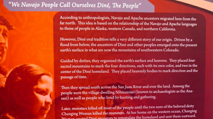 History as the Dine people see it.