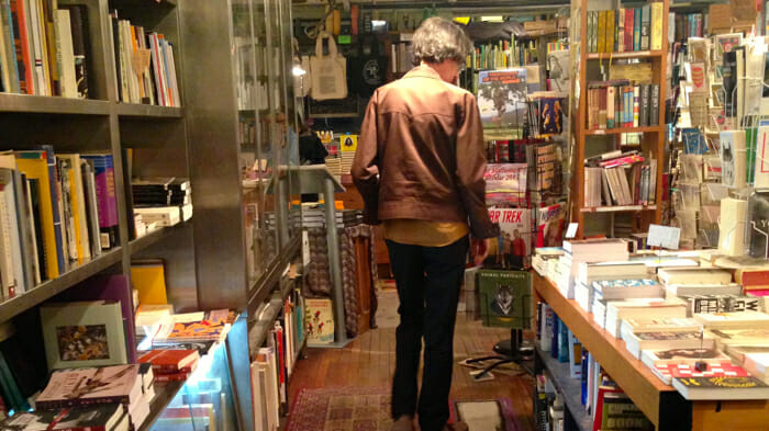 Here’s the Spoonbill & Sugartown bookstore in Williamsburg. I picked up a book called “breasts” which was literally just awkward black and white pictures of breasts. I also picked up “Kim Jong-il looking at things” which was also literally just pictures of Kim Jong-il looking at things. Good times Brooklyn, good times.