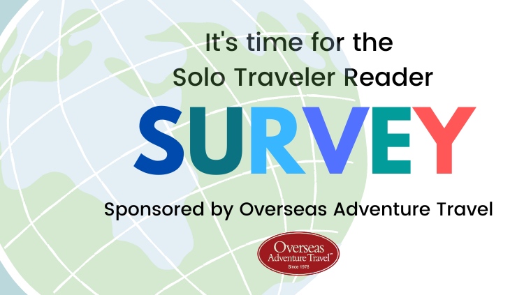 Solo Traveler Reader Survey announcement