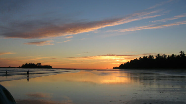 Sunset in Tofino, Vancouver Island, BC