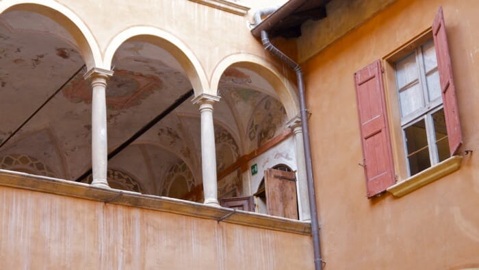 View from Coutyard, emilia romagna