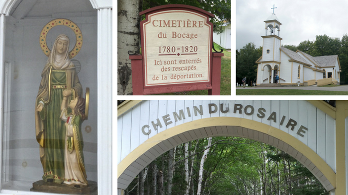 Sainte-Anne-du-Bocage was built in 1840 on the site of the first church in Caraquet.